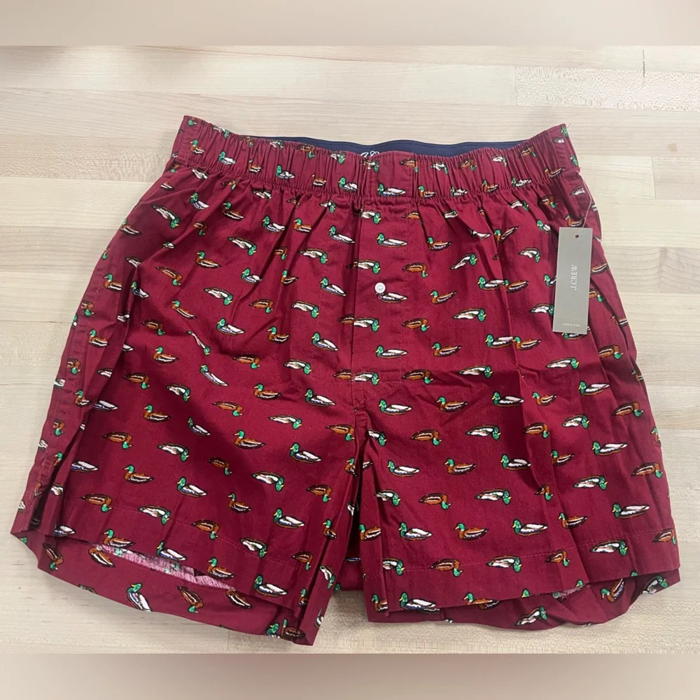 J.Crew Printed boxers in duck print